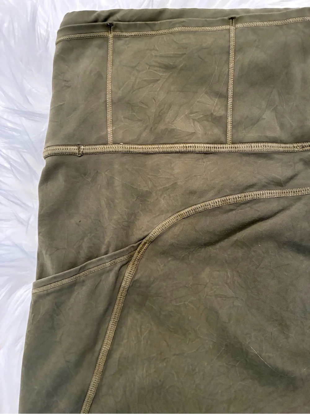 Lululemon Fast & Free Short 10” *Ice Wash Moss Green Bike Shorts 8 Style LW7BGHS